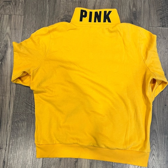 Pink Victoria’s Secret Half Zip Sweater Sz M - Picture 2 of 3